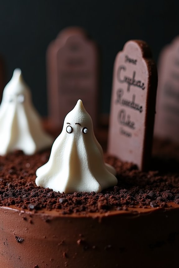 spooky graveyard cake recipe