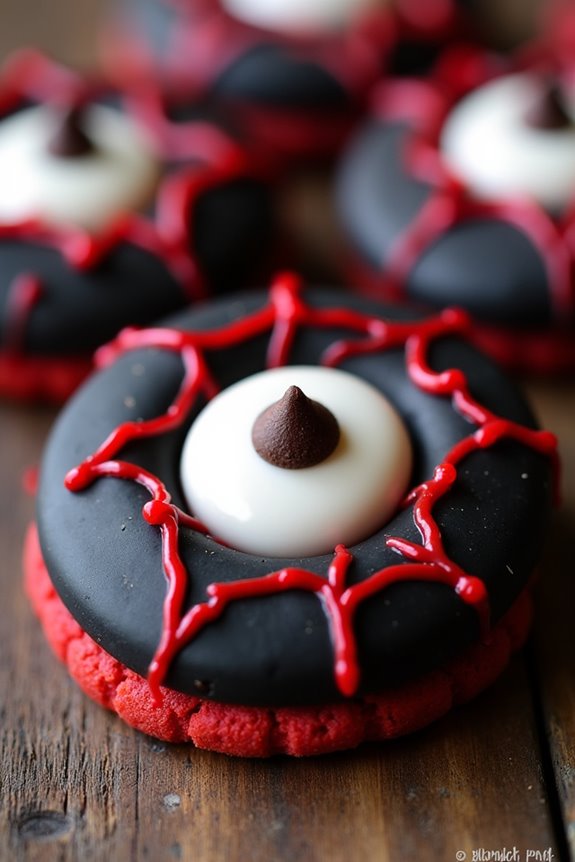 spooky halloween bat cookies