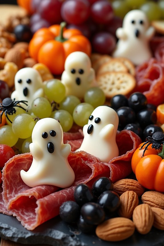 spooky halloween charcuterie board