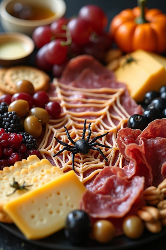 spooky halloween charcuterie masterpiece