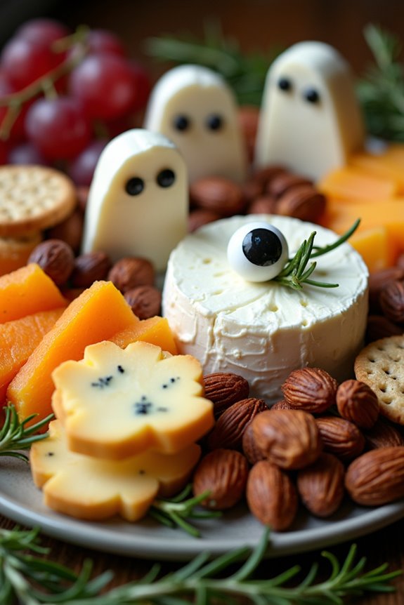 spooky halloween cheese platter