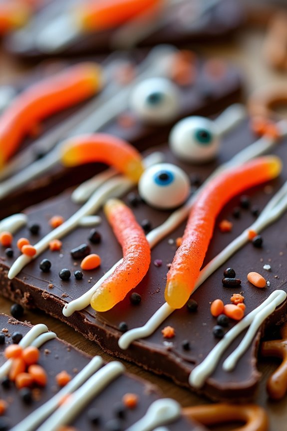 spooky halloween chocolate treat