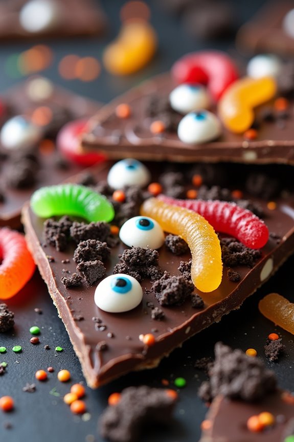 spooky halloween chocolate treat