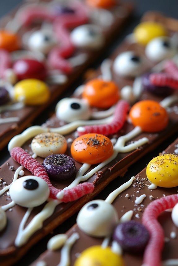 spooky halloween chocolate treat