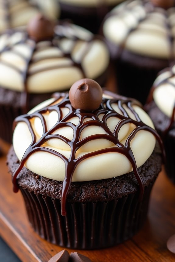 spooky halloween cupcake decoration