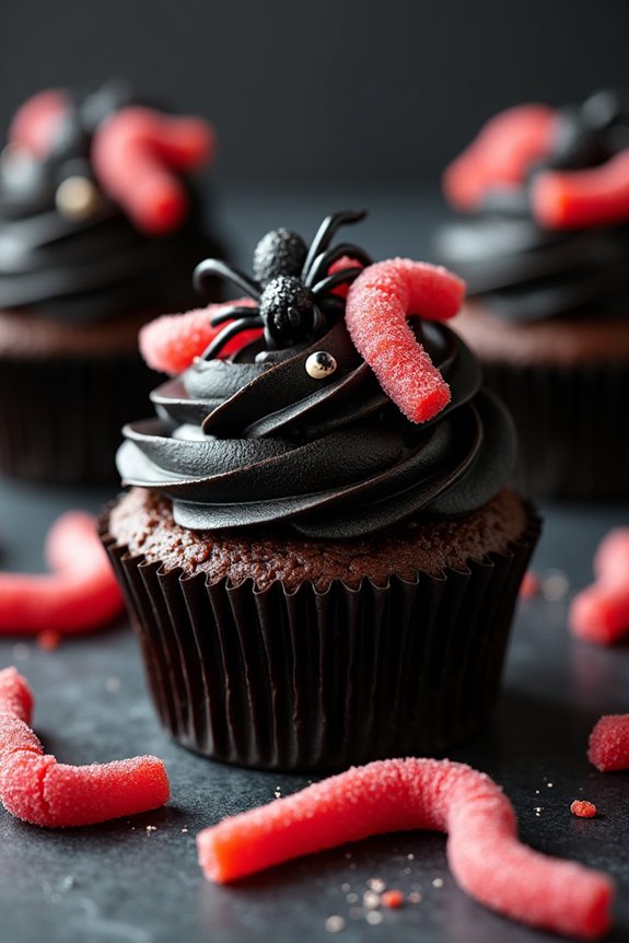 spooky halloween cupcake decorations