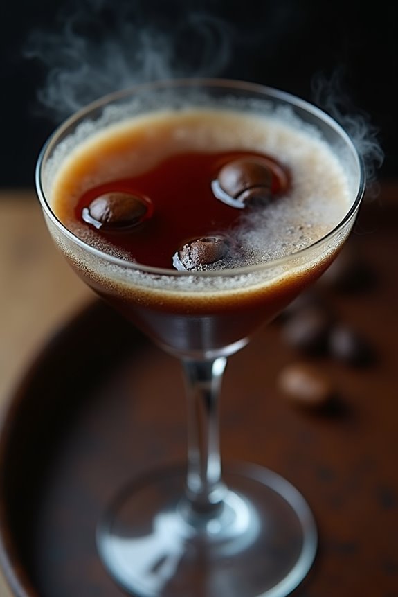 spooky halloween espresso martini