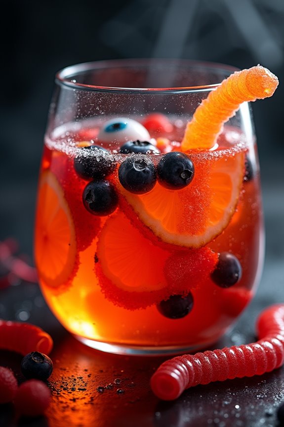 spooky halloween fruit punch