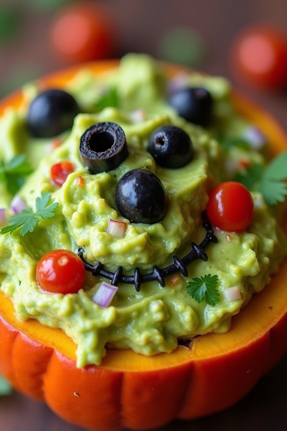 spooky halloween guacamole recipe