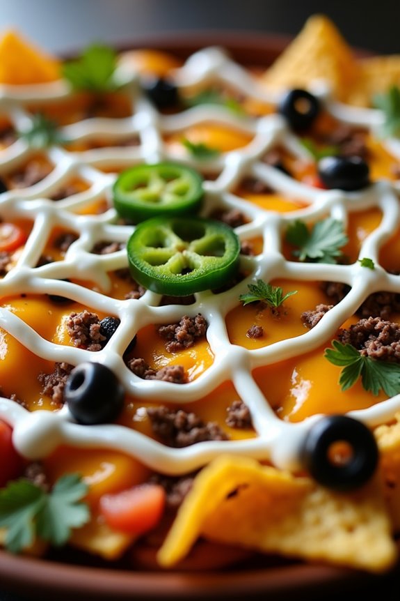 spooky halloween nacho delight