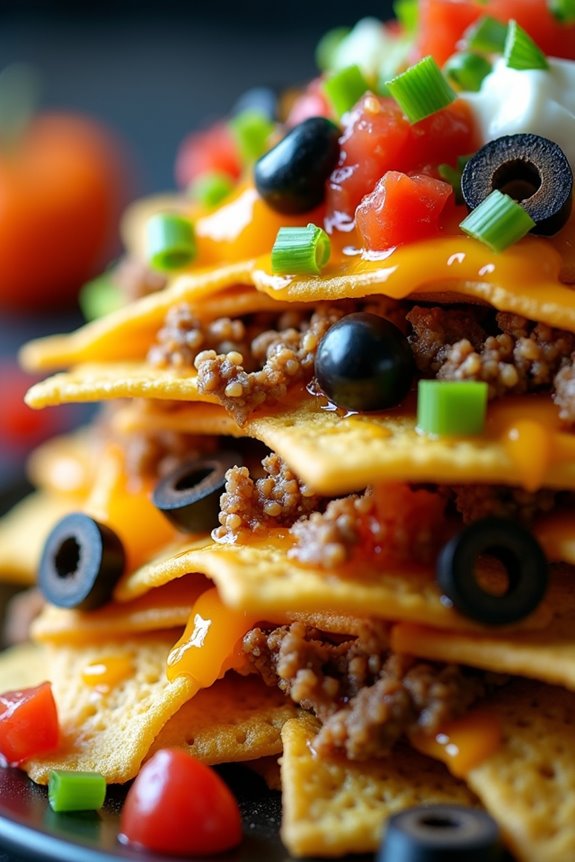 spooky halloween nachos delight