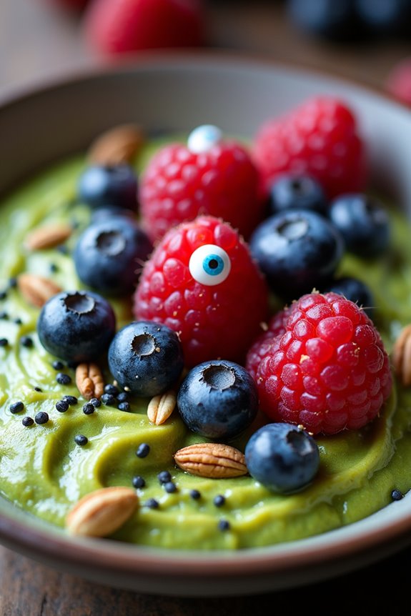 spooky halloween oatmeal delight