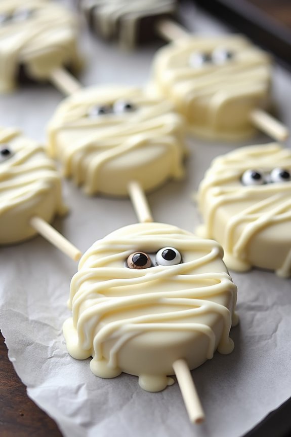 spooky halloween oreo pops