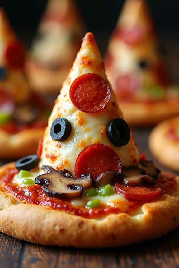 spooky halloween pizza fun