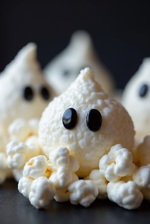 spooky halloween popcorn treats