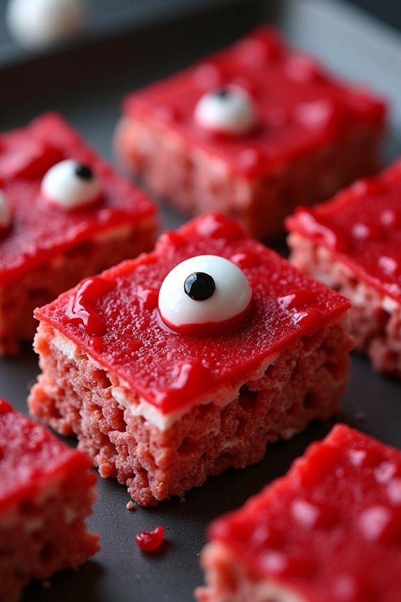 spooky halloween rice treats