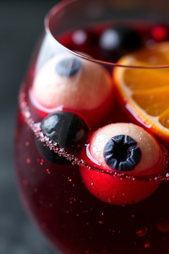 spooky halloween sangria recipe