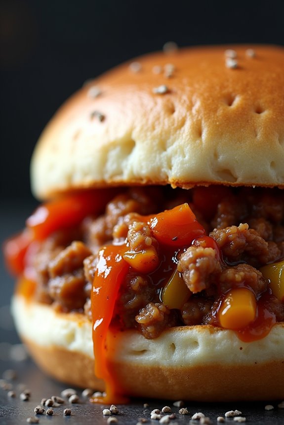 spooky halloween sloppy joes