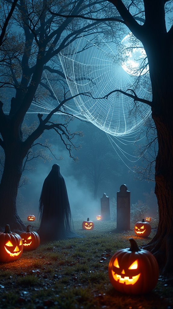 spooky halloween yard decor
