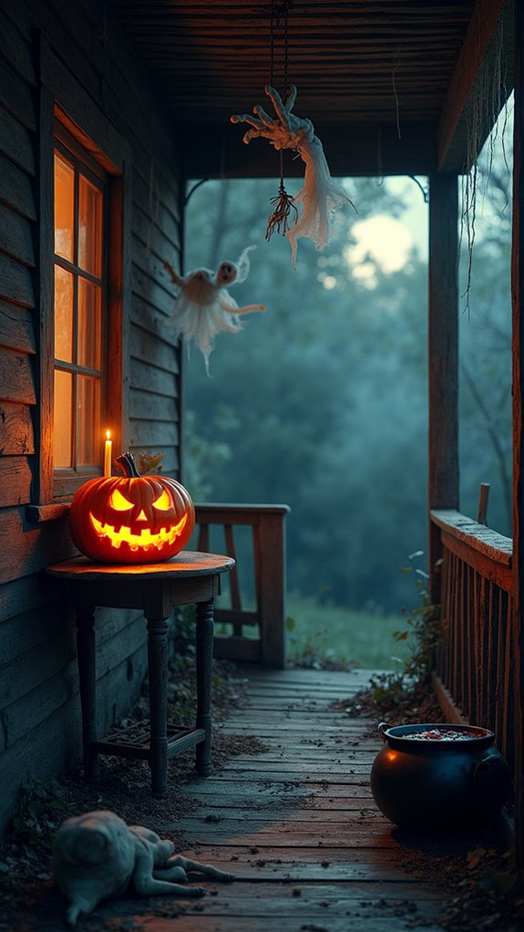 spooky haunted house decor