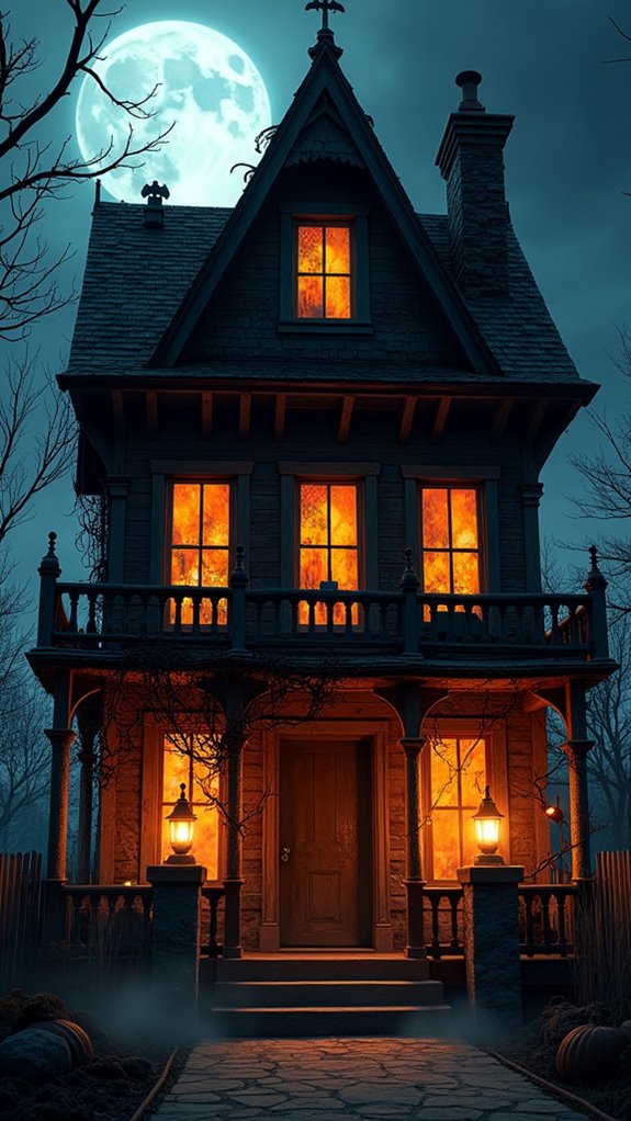 spooky haunted house decor
