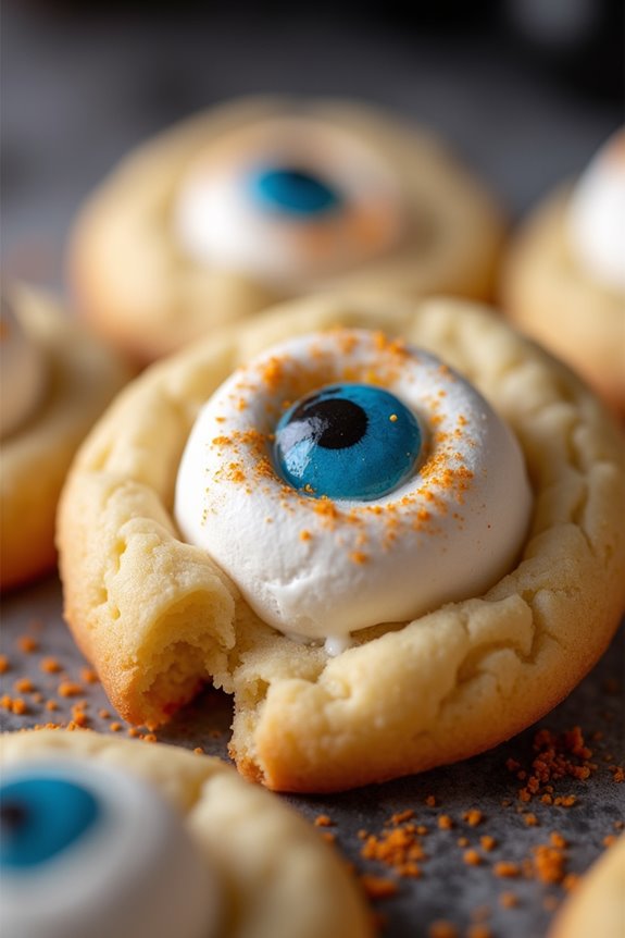 spooky marshmallow cookie treat