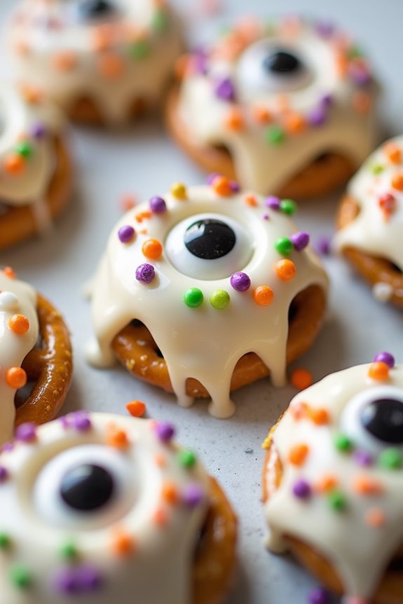 spooky monster eye treats