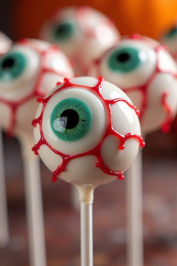 spooky monster eyeball treats