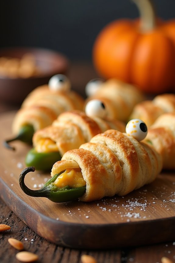 spooky mummy jalape o poppers