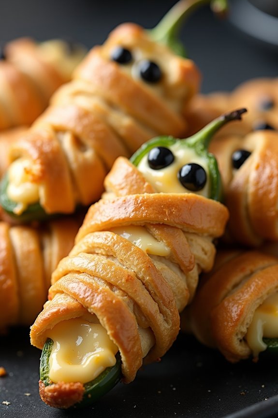 spooky mummy jalape o poppers