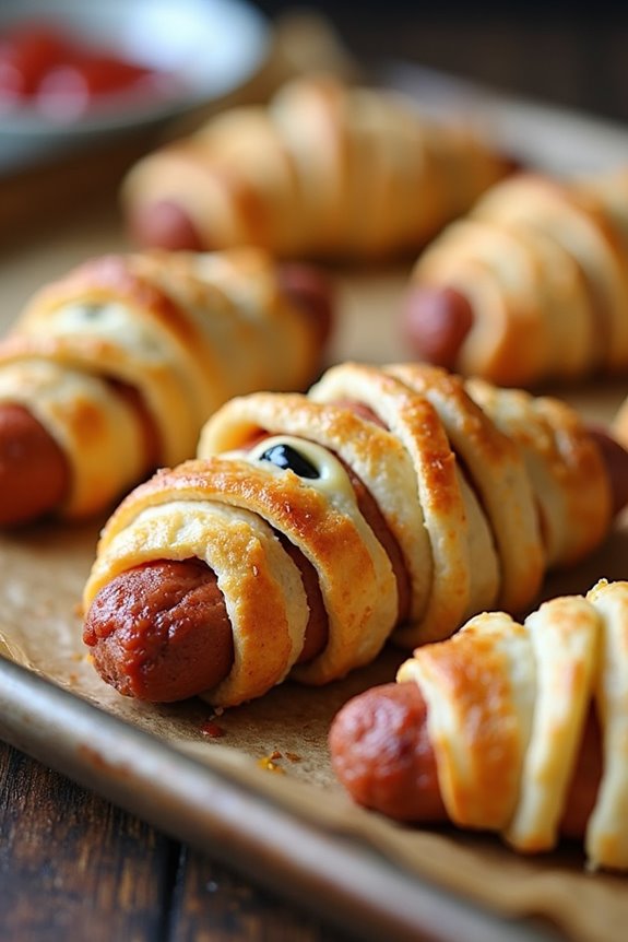 spooky mummy sausages recipe