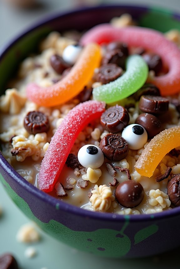 spooky nutritious halloween breakfast