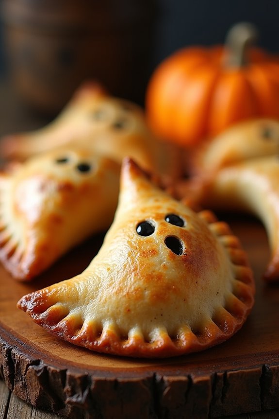 spooky savory halloween empanadas
