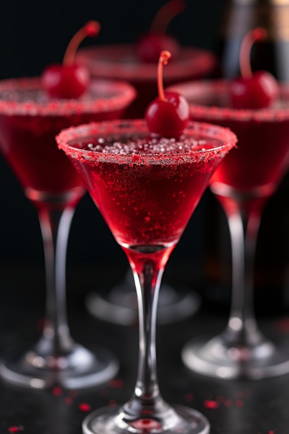spooky seductive halloween cocktail