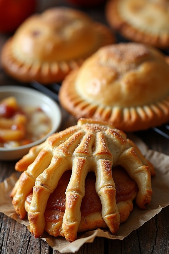 spooky skeletal pastry treat