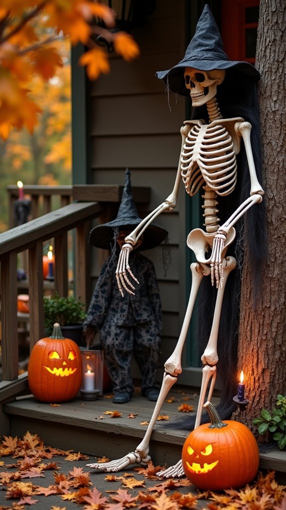 spooky skeletons enhance halloween