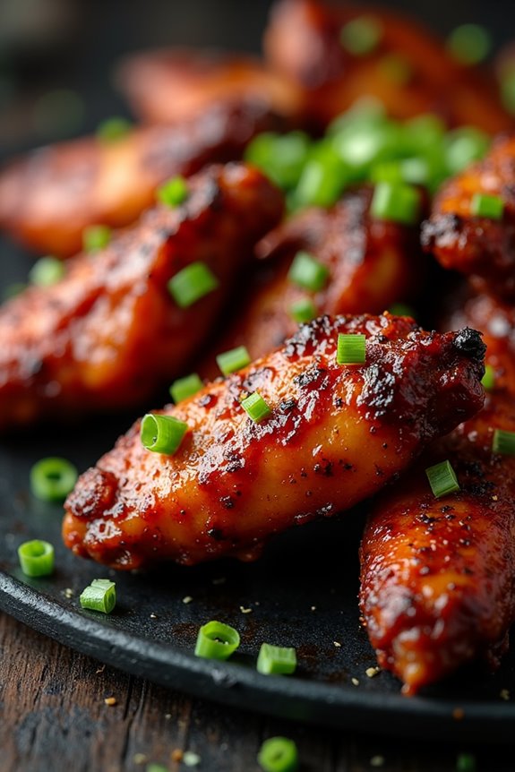 spooky spicy chicken wings