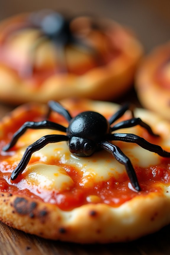 spooky spider pizza recipe