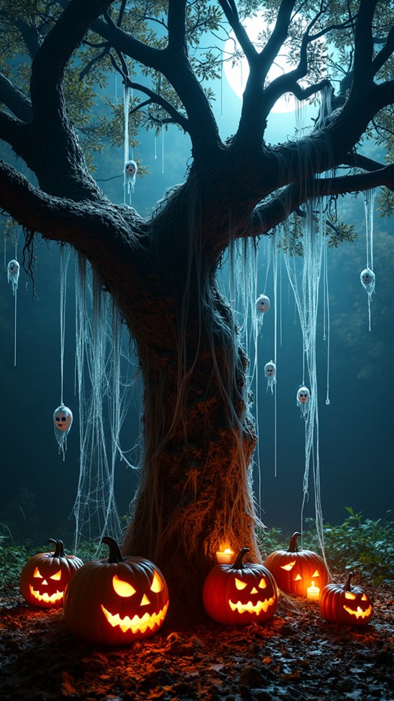spooky tree halloween decorations