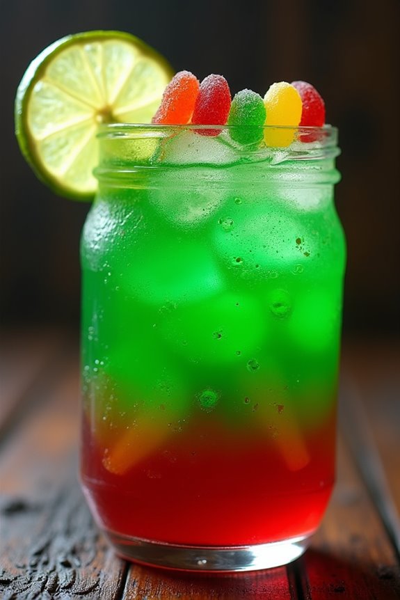 spooky tropical halloween punch