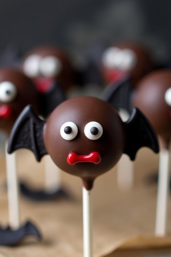 spooky vampire bat treats