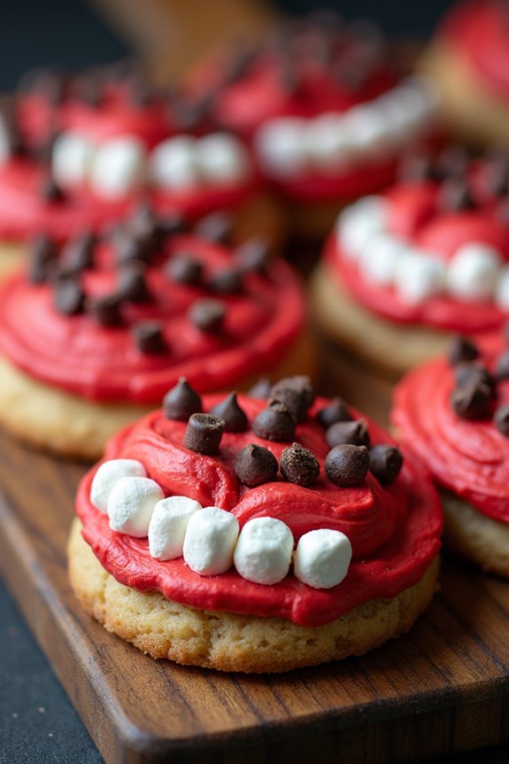 spooky vampire themed cookie treats