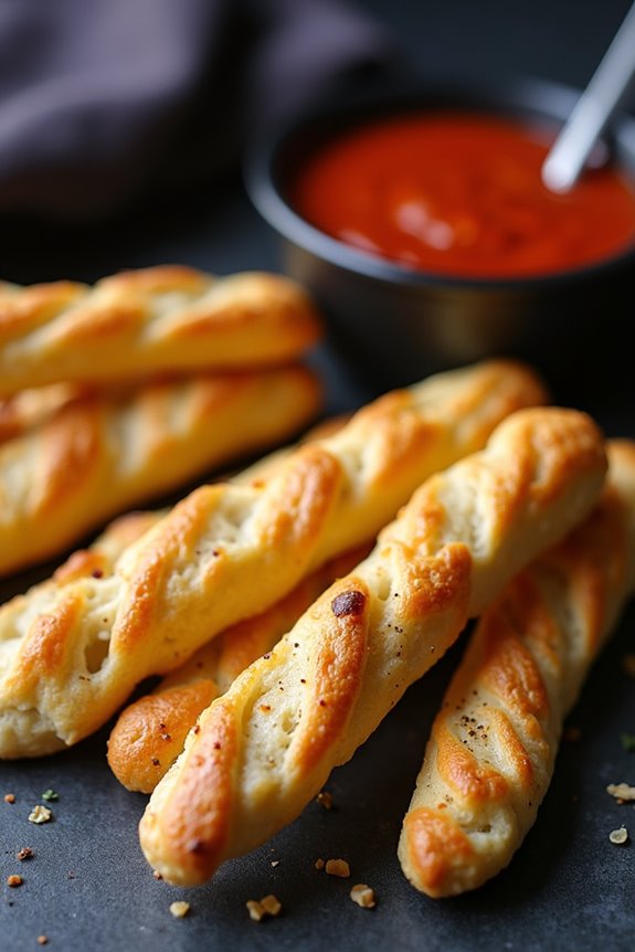 spooky witch finger breadsticks