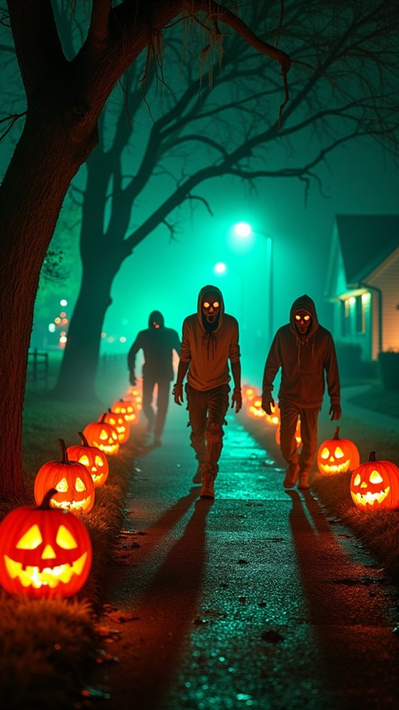 thrilling animated zombie display