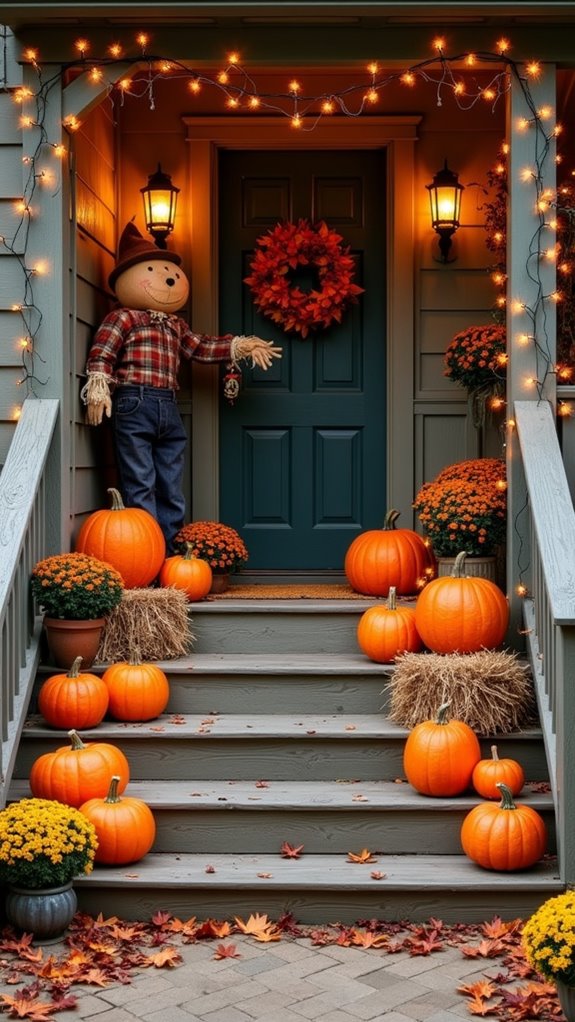 timeless halloween pumpkin display