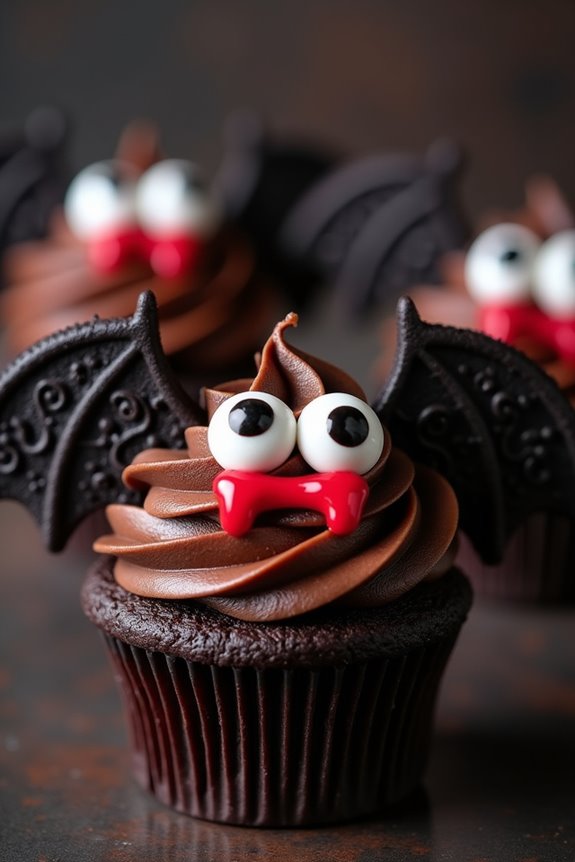 vampire bat cupcakes recipe