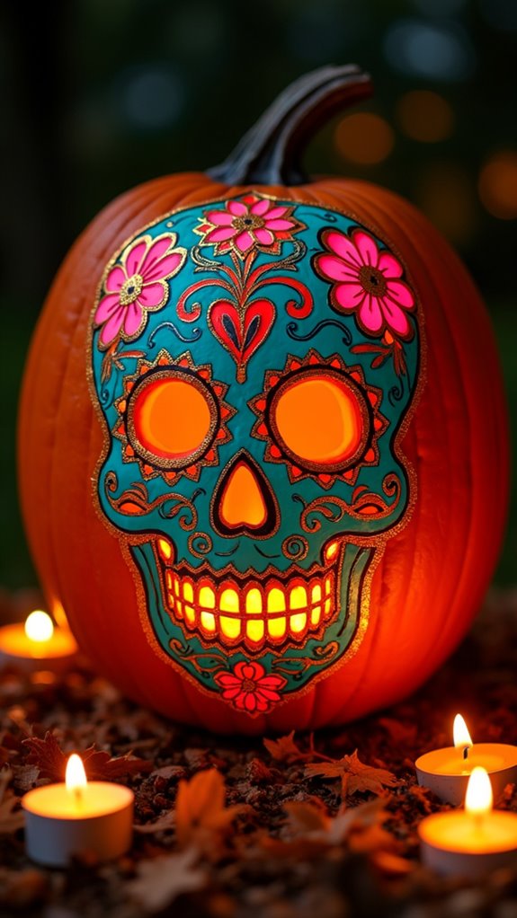 vibrant day of the dead