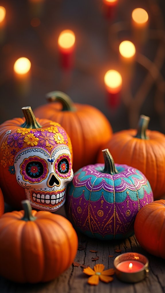vibrant day of the dead