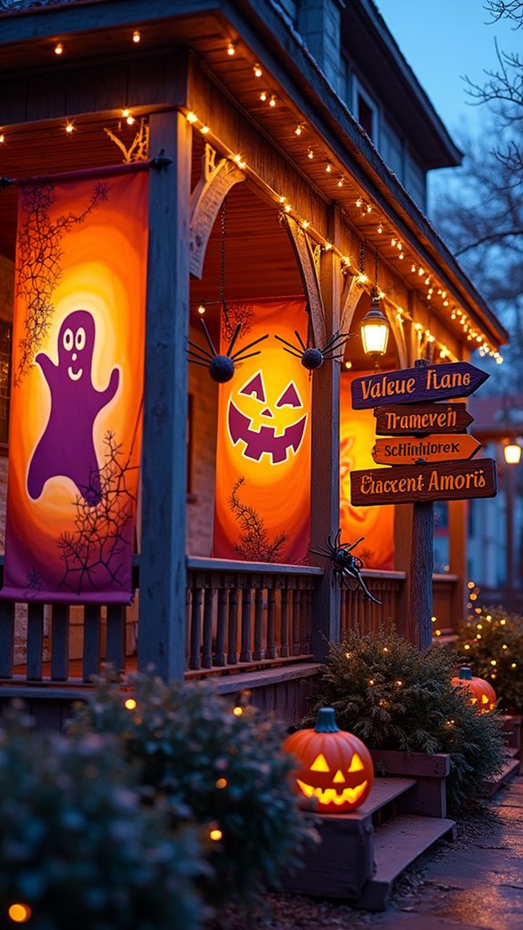 vibrant halloween banners elevate decor