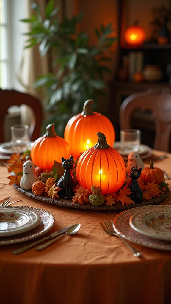 vintage centerpieces for ambiance